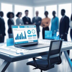 AI generated image to showcase using AI for hiring candidates